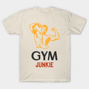 Gym Junkie Design T-shirt Coffee Mug Apparel Notebook Sticker Gift Mobile Cover T-Shirt